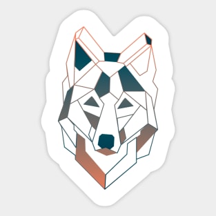 Fierce Fox Fantasy I Animals Sticker